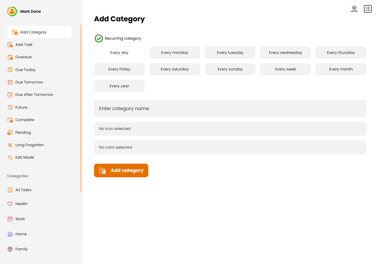 Add Category