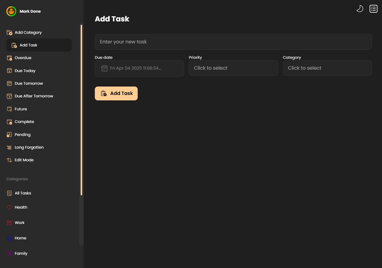 Add Task