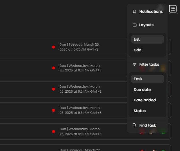 Mini Side Menu