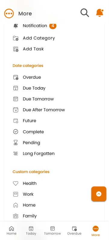 Keep your task list always up to date