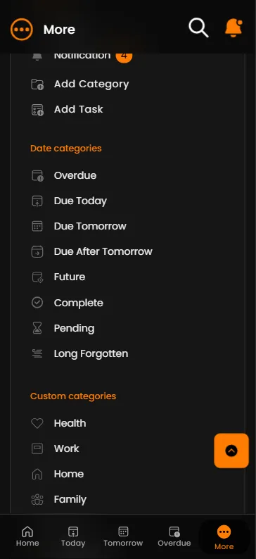 Keep your task list always up to date