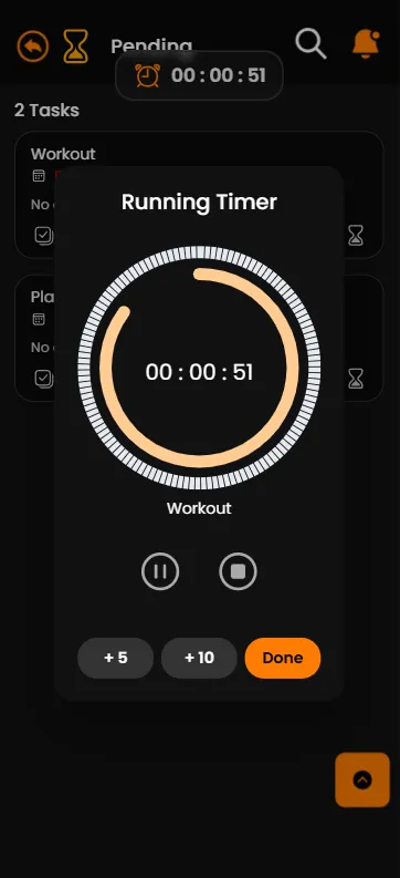 Break tasks into manageable chunks