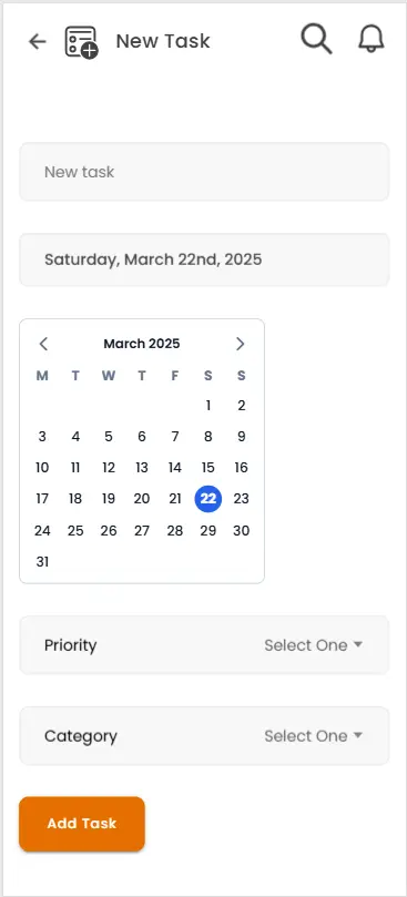 Add tasks easily