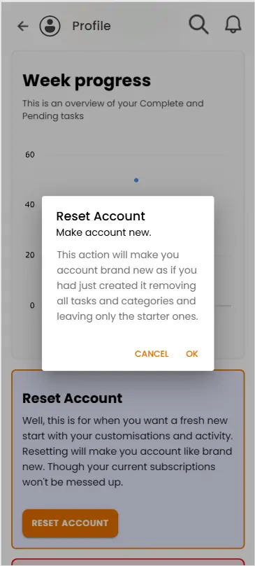 Reset your configurations