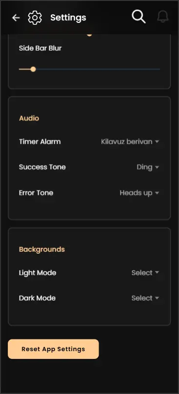 Reset your configurations